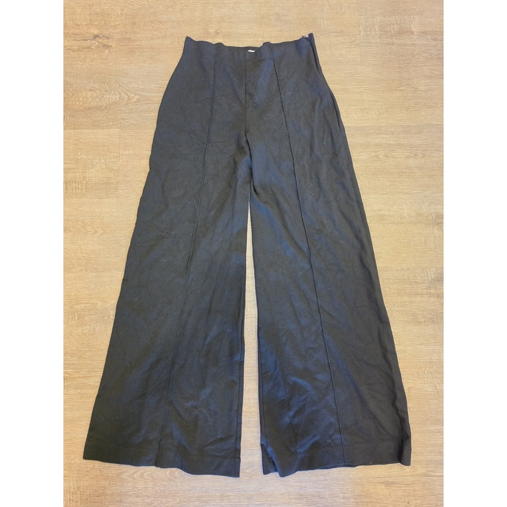 Ripley Rader Ponte Knit Standard Wide Leg Pants Women's 1+ XL Black Quiet Luxury